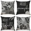 Funda de almohada con estampado de calabaza de otoño más vendida de Amazon, lino sintético, cojín transpirable y cómodo para decoración de interiores
