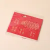 Bolsa de la Suerte Accesorios Dios de la Riqueza Fruta del Dinero Bayas Rojas Hojas de Ginkgo Eucalipto Arreglo Floral DIY Adornos de Año Nuevo Decoraciones