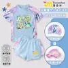 2025 Nuevo Fiesta Cinco Dibujos Animados Traje de Baño Infantil Niñas Secado Rápido Dividido Niñas Protección Solar Traje de Baño Moderno