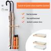 Prateleira Magnética de Armazenamento Atrás da Porta, Porta-Guarda-chuva, Suporte Dobrável para Guarda-chuva, Adesivo de Geladeira Montado na Parede, Porta-Guarda-chuva de PVC