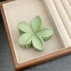 Pinza para Flores Transfronteriza de Alta Gama Color Sólido Esmerilado Horquilla Pinza de Tiburón Horquilla Temperamento Tocado Accesorios para el Cabello Venta al por Mayor