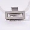 Pasador de Colores Transfronterizo Rectangular Mate con Pinza de Laca Fresco y Versátil Pinza para Flequillo Accesorios para el Cabello para Niños Cabello Semirecogido