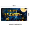 Tecido de Fundo Personalizado para Halloween Transfronteiriço Cortina de Porta Bandeira de Jardim Faixa Casal Dia dos Mortos Suprimentos para Festa em Bar Bandeira