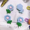 Acessórios de Tulipa Média em Resina Chaveiro DIY Ímã de Geladeira Fivela de Sapato Enfeites para Bolsa Caixa de Armazenamento Adesivos Decorativos