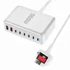 Carregador de Mesa PD 320W 4C4A Nitreto de Gálio Multiportas Carregador de Mesa Novo Adaptador 440W para Celular Computador