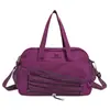 Bolsa de viaje portátil de gran capacidad, bolsa de almacenamiento de viaje multifuncional ligera, bolsa de mano para viajes cortos, bolsa de yoga y fitness