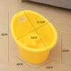 Cubo para Baño de Bebé 0-6 Años Cubo para Baño Infantil Cubo de Baño Cubo para Baño Sentado Bañera de Plástico Engrosada Bañera