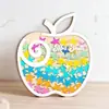 Novo pote de recompensas de estrelas infantil transfronteiriço, recompensa de pontos para aprender autodisciplina, pote de tokens de check-in, produto de madeira