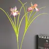 Toque Simulado Silicone Algodão Orquídea Íris Irlandesa Alice Estilo Francês Modelo de Casa Sala de Estar Arranjo de Flores para Casamento Atacado