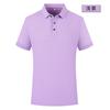 Camisa Polo Solona Verão com Lapela Manga Curta Roupa de Trabalho Camiseta Roupa de Trabalho Grupo Camiseta Cultural DIY Logotipo Personalizado Estampado