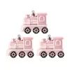 Adornos Pequeños con Forma de Tren Pintado de Navidad Decoraciones para Árbol de Navidad Decoración de Atmósfera Festiva Bolas Colgantes de Plástico Amazon