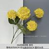 Cenário de Arranjo de Flores Artificiais Amarelas Rosas Falsas Arranjo de Flores Estilo Floresta de Casamento Flores Adereços Decorativos