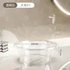 Lavabo Extragrande Dormitorio Estudiantil Juego de Cuatro Piezas Lavabo de Plástico Engrosado Cubeta para Lavar Ropa en Casa Bañera de Pies para Baño