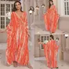 2025 nuevo vestido de playa de algodón europeo y americano con estampado de posicionamiento para mujer, bata holgada, blusa de bikini, ropa protectora solar