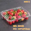 Caixa de Frutas plástico descartável para morango loquat caixa de embalagem para ameixa jaca com tampa caixa de embalagem para frutas e vegetais