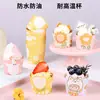 Porta Cupcakes Medianos Horneado Casero Pastel Resistente a Alta Temperatura Desechables de Papel Lindos Dibujos Animados Taza para Muffin Paquete de 50