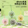 Ventilador de mão pequeno portátil fofo de desenho animado mini ventilador portátil com carregamento USB ventilador elétrico para estudantes crianças atacado
