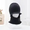 Gorro de lana de invierno con ala para proteger las orejas para hombres de mediana edad y ancianos, gorro de tigre para ciclismo al aire libre, gorro de punto de una sola pieza que protege el cuello