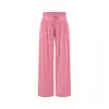 Pantalones Grises de Pierna Ancha con Cintura de Encaje Drapeado para Mujer, Nuevo Estilo Otoño 2026, Pantalones Casuales Holgados con Cordón Adelgazantes