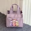 Lonchera de Alto Valor Estético para Oficinistas, Moderna y Popular, Gran Capacidad, Bolsa Portátil para el Trabajo, Versátil para Estudiantes, Sencilla y Elegante para Mamás