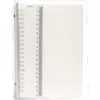 Cuaderno A5 de Hojas Sueltas, Cuaderno Rayado Desmontable, Bloc de Notas, Cuaderno de Espiral, Cuaderno en Blanco con Cuadrícula, Cuaderno Ultragrueso Que No Irrita la Mano