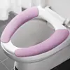 Pegatinas Adhesivas para Asiento de Inodoro con Adsorción Electrostática, Adecuadas para Todas las Estaciones, Lavables, para el Hogar y Viajes, Almohadillas para Asiento de Inodoro sin Rastro