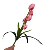 Ramo de Flores Artificiales Tulipán con Tacto Real Ramo Artificial de Novia Boda Ramo Artificial Flores Falsas Accesorios de Fotografía Coreanos Flor de Seda