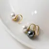 Ganchos de Orelha Redondos de Prata Esterlina S925 Nalan, Brincos de Design Elegante e Simples Estilo Retrô M04291