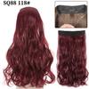 Fabricante de Cortina de Cabello para Peluca Venta al por Mayor Comercio Exterior Transfronterizo Ola Grande Fibra Química Hilo de Pesca Cortina de Cabello Rizado Extensión de Cabello Sin Costuras Pieza de Peluca