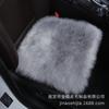Cojín de coche de felpa de invierno con botella dorada, nuevo, cálido, de felpa, sin respaldo, de una sola pieza, similar a la lana.