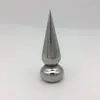 Aço inoxidável 201/304 cabeça de lança cônica soldada cerca portão de pátio barreira decorativa cabeça de lança de aço inoxidável