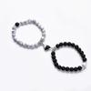 Pulseira de Amor com Fivela Magnética Quente Transfronteiriça Coroa para Homens e Mulheres Nicho Amor Luminosa com Contas Ornaments de Corda de Mão para Casal Atacado