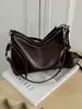 Bolso Cruzado Casual para Mujer de un Solo Hombro bajo el Brazo Luna Creciente 2026 Nueva Moda Retro Simple Gran Capacidad para Viajes