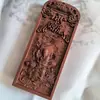 Strike de Rayo Madera de Azufaifo Fondo de Texto Trueno Puhua Tianzun Token Suministros de Camino Tallado a Mano Rayo Madera Adornos Artesanías