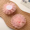 Sueño y Linda Chica Malla Lunares Plisado Rosa DIY Accesorios para el Cabello Hechos a Mano Ramillete Accesorios para Ropa