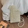Bolso Cruzado para Teléfono Móvil, Ligero y de Alta Gama, Nuevo Modelo 2026 para Mujer, Almacenamiento y Empaque, Bolso Portátil para Teléfono, Estilo de Alta Gama con Perlas
