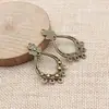 41X23Mm 2,7g Multicor DIY Liga Acessórios Material Conector de Brincos em Forma de Gota