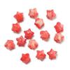 Cuentas perforadas de dos colores con forma de estrella de cinco puntas en forma de gelatina acrílica, para hacer pulseras, collares y accesorios con cuentas.