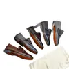 Sapatos Monge Minimalistas para o Dia a Dia com Fivela Dupla STN Couro Total Antiderrapante Planos Sapatos de Couro Masculinos Mais Vendidos no E-commerce Transfronteiriço