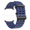 Para Samsung GalaxyWatch7 Ultra47mm Sitio Web Oficial Correa Deportiva de Silicona Original Ocean de Doble Hebilla