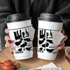 Celebridad de Internet Estilo Chino Bebida de Té Vaso de Papel Desechable Vaso para Té de Leche con Tapa Espesado para Bebidas Calientes y Frías Vaso de Embalaje para Llevar Venta al por Mayor Comercial