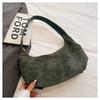 Bolsa transversal 2025 nova bolsa dumpling versátil cor popular textura bolsa de mão simples de ombro para o dia a dia