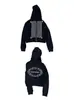 Sudadera con capucha transfronteriza de invierno nueva, sudadera unisex personalizada y de moda estilo Ins, alta calle americana, retro Y2K