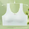 Sujetador Deportivo Fijo para Chicas para Estudiantes de Secundaria y Preparatoria, Chaleco Pequeño para el Periodo de Desarrollo, Sujetador de Seda de Hielo Sin Costuras, Delgado