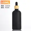 5ml 30ml 100ml Líquido Esencia Botella Pequeña Botella de Aceite Esencial Mate Botella Gotero Anillo de Grano de Madera Botella Vacía Cosmética