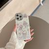Funda linda de Hilo de Plumas para Teléfono Móvil Mary Cat iPhone16promax para Apple 15Pro Pulsera Portátil con Correa 14