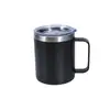 Termo de Acero Inoxidable Transfronterizo, Botella de Agua Deportiva de Aspecto Elevado y Elegante, Taza Portátil para Exteriores, Taza de Café con Correa, Botella de Boca Pequeña