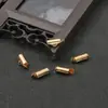 Tubo redondo de ferro trespassado pingente artesanal diy borla fita brincos acessórios para o cabelo acessórios material atacado