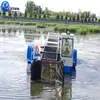 Barco Cortador de Grama Totalmente Automático, Grande Barco de Limpeza em Lagos e Rios, Barco de Recolhimento de Jacinto-d'água, Barco de Limpeza de Jacinto-d'água em Reservatórios