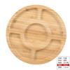 Bandeja de Bambu Quadrada Redonda Doméstica Japonesa Criativa Bandeja de Frutas de Bambu Bandeja de Lanches Dividida Bambu Inteiro Bandeja de Dim Sum Atacado